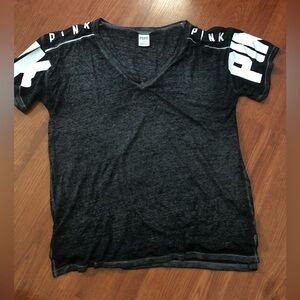 Victoria’s Secret PINK Dark Grey Oversized V-neck